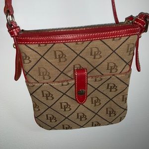 Dooney & Bourke bag - red and beige
